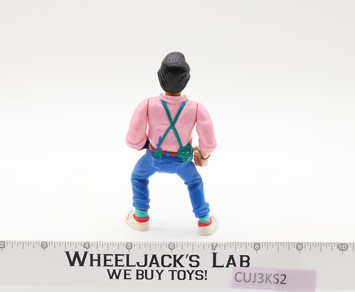 Toon Vernon 100% Complete W/ Card TMNT 1993 Playmates Action Figure