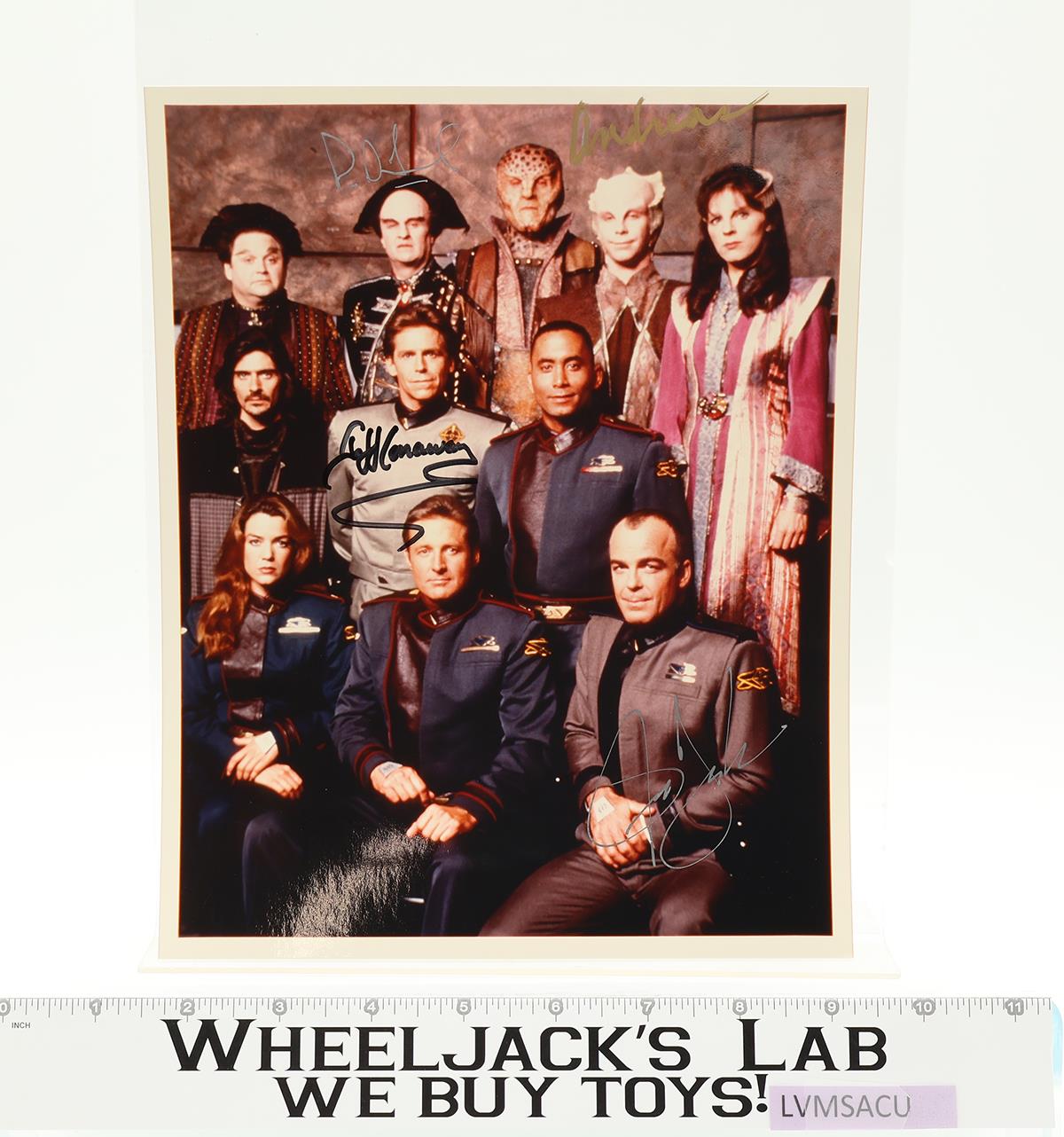 Cast of Babylon 5 AUTOGRAPHED Conaway Jurasik Doyle Katsulas 8x10 Picture