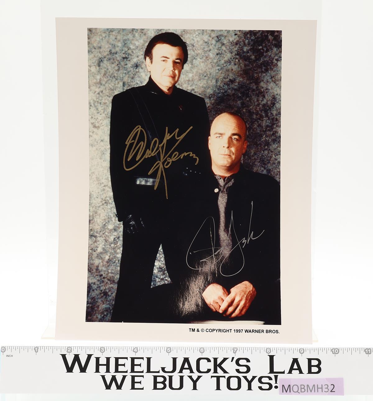 Alfred Bester / Michael Garibaldi Babylon 5 Doyle/Koenig AUTOGRAPHED 8x10 Photo