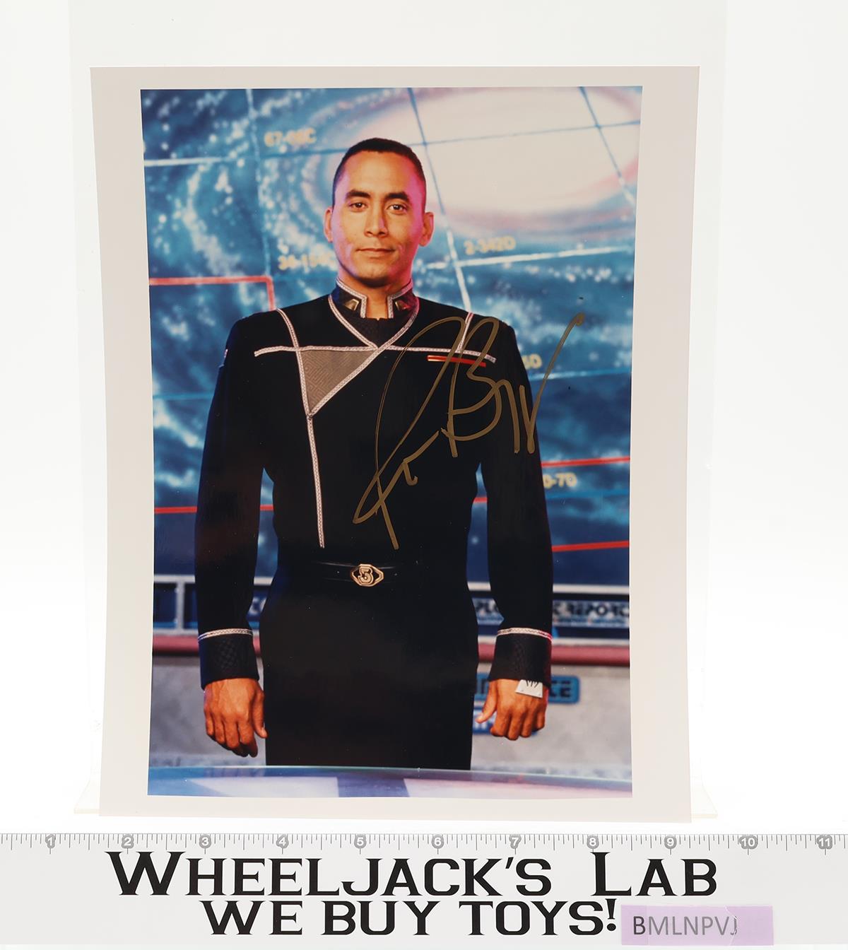 Stephen Franklin Babylon 5 Richard Biggs AUTOGRAPHED 8x10 Picture
