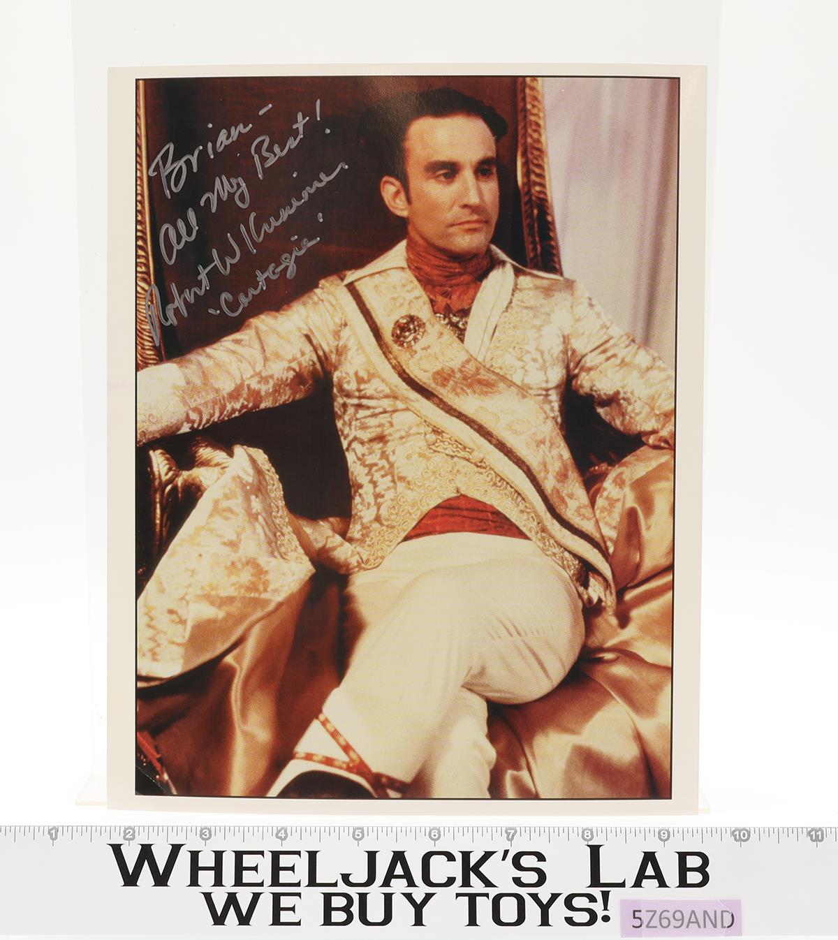 Centauri Emperor Cartagia Babylon 5 Robert W. Krimmer AUTOGRAPHED 8x10 Photo