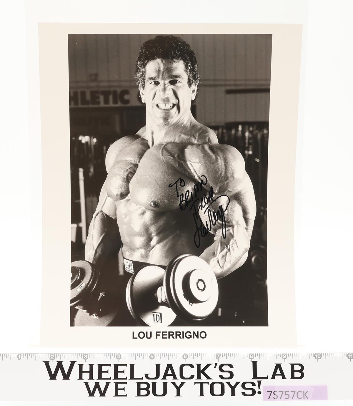 The Incredible Hulk Lou Ferrigno AUTOGRAPHED 8x10 Picture