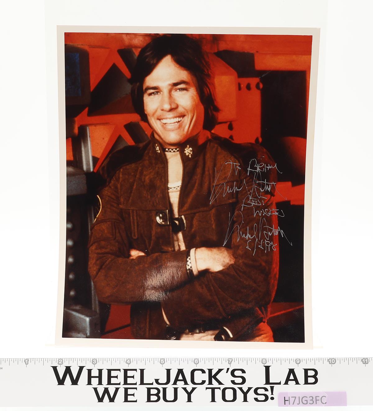 Captain Apollo Battlestar Galactica Richard Hatch AUTOGRAPHED 8x10 Photo