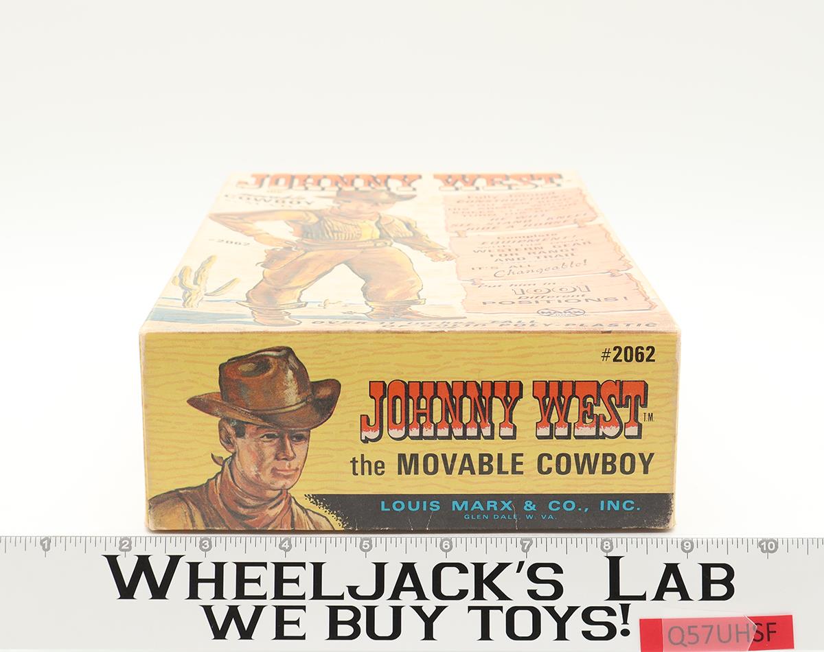 Johnny West 12" Movable Cowboy 1974 Best of the West Marx Vintage w/ Accessories