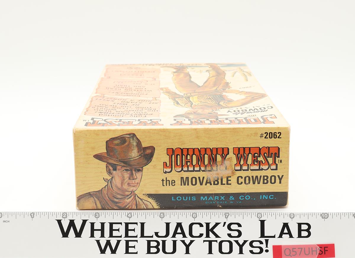 Johnny West 12" Movable Cowboy 1974 Best of the West Marx Vintage w/ Accessories