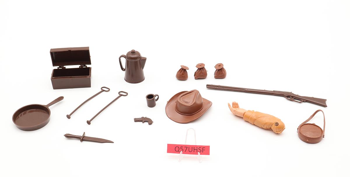 Johnny West 12" Movable Cowboy 1974 Best of the West Marx Vintage w/ Accessories