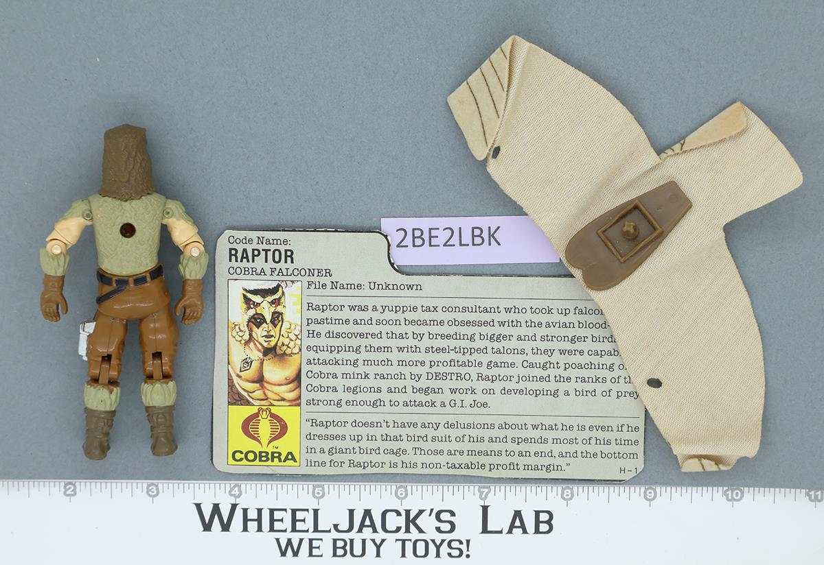 Raptor V1 G.I. Joe 1987 Hasbro Vintage Action Figure