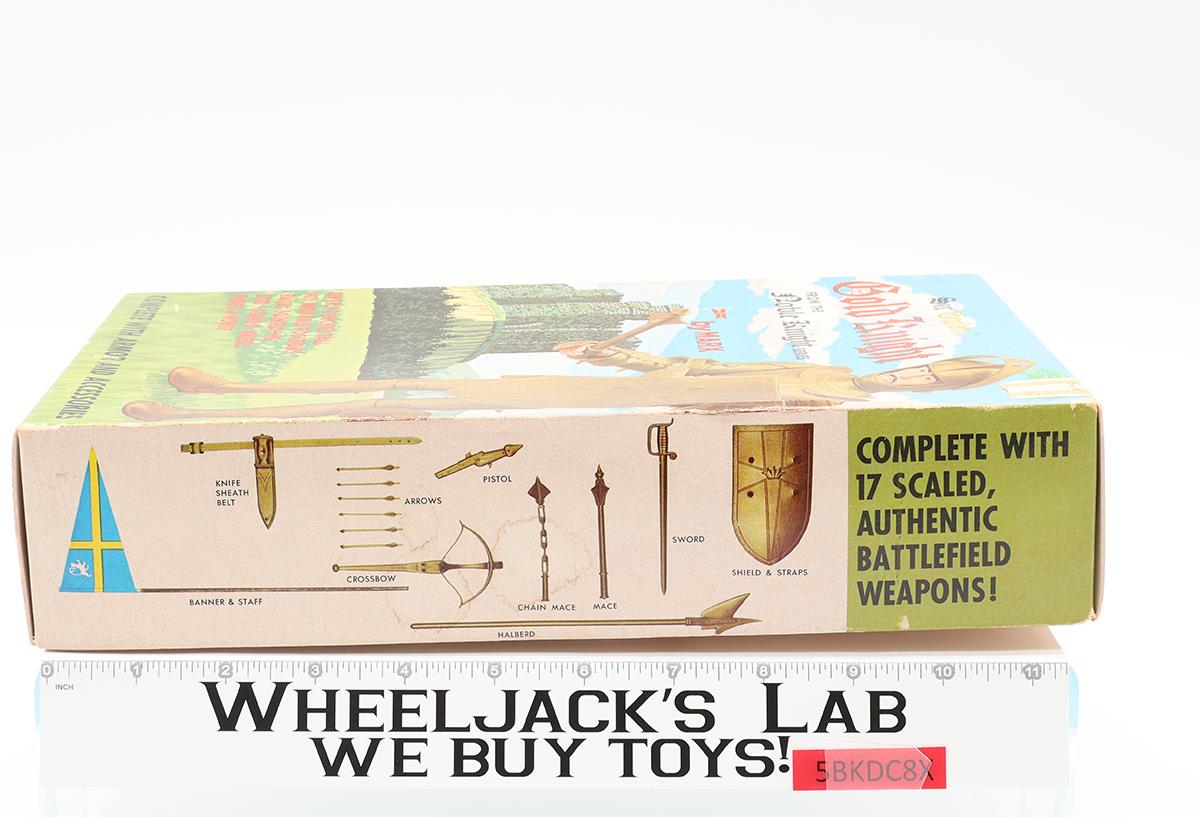 Sir Gordon Gold Knight Noble Knight Series 1960s Marx Vintage 12" Figure