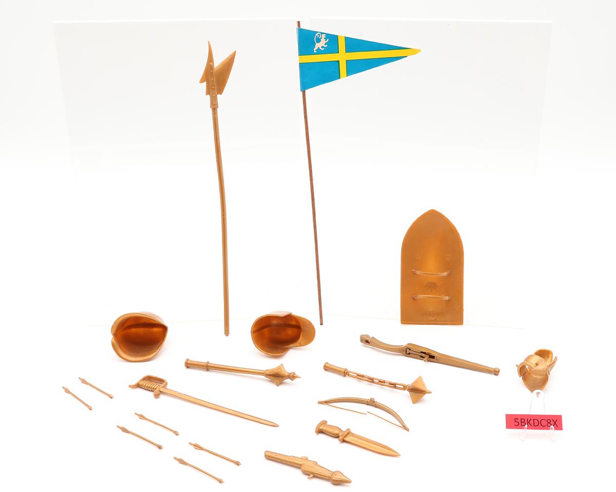 Sir Gordon Gold Knight Noble Knight Series 1960s Marx Vintage 12" Figure