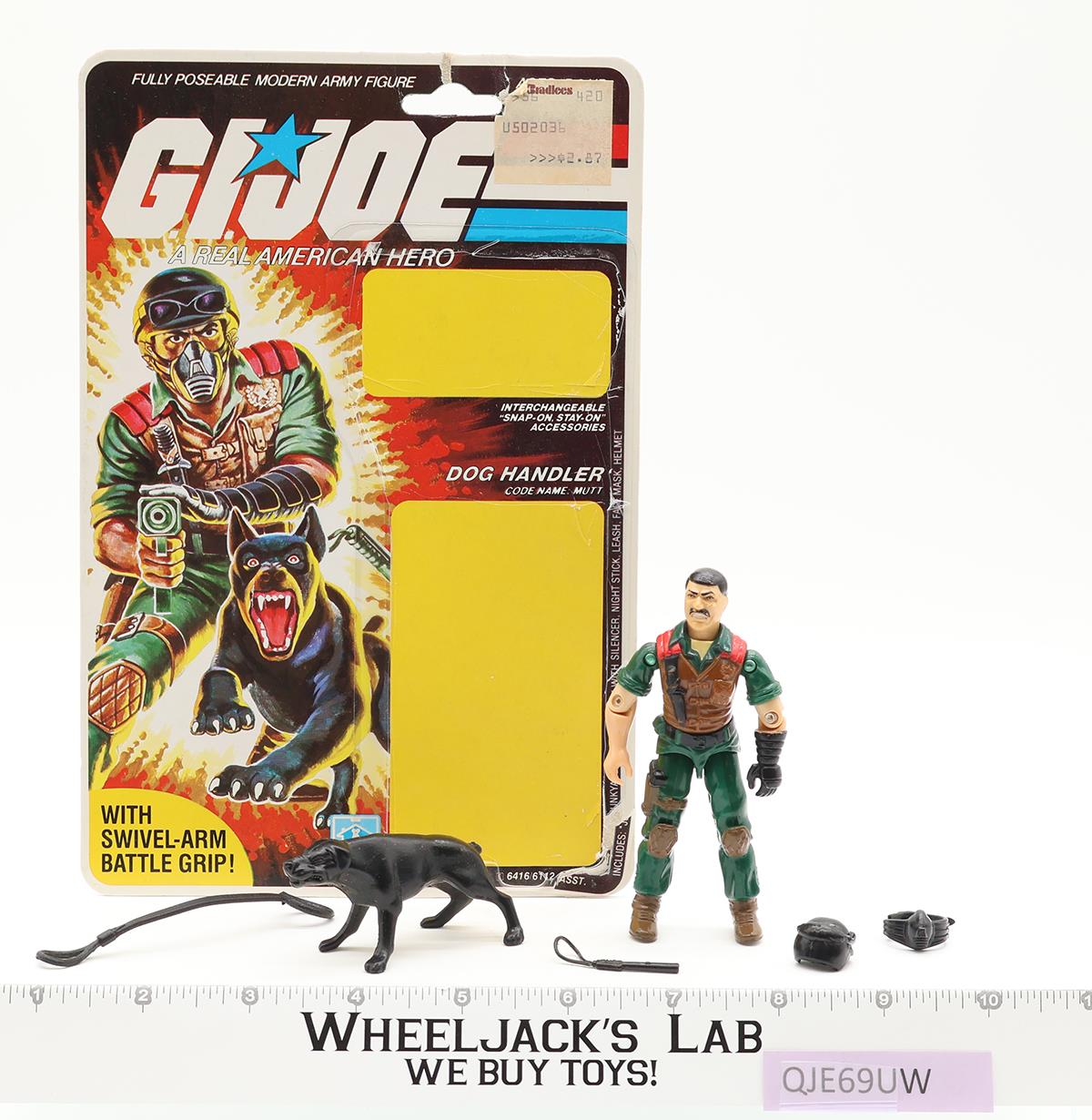 Mutt & Junkyard V1 Complete W/Card G.I. Joe 1984 Hasbro Vintage Action Figure