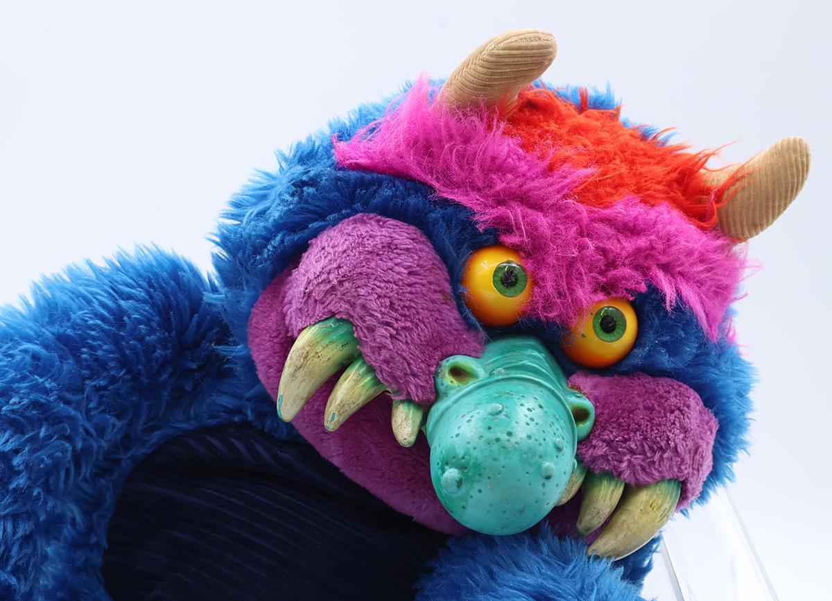 My Pet Monster W/ Handcuffs 1986 Amtoy Vintage 24" Plush Toy Stuffed Animal
