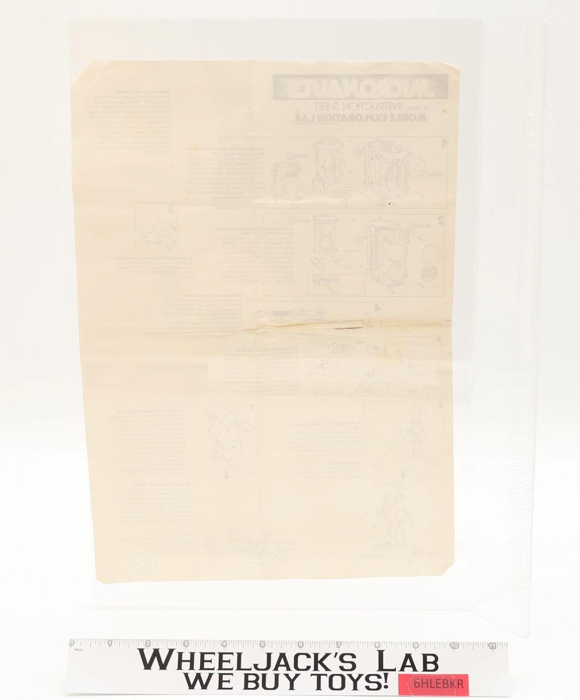 Mobile Exploration Lab w Box Micronauts 1976 Vintage Mego Action Figure Vehicle