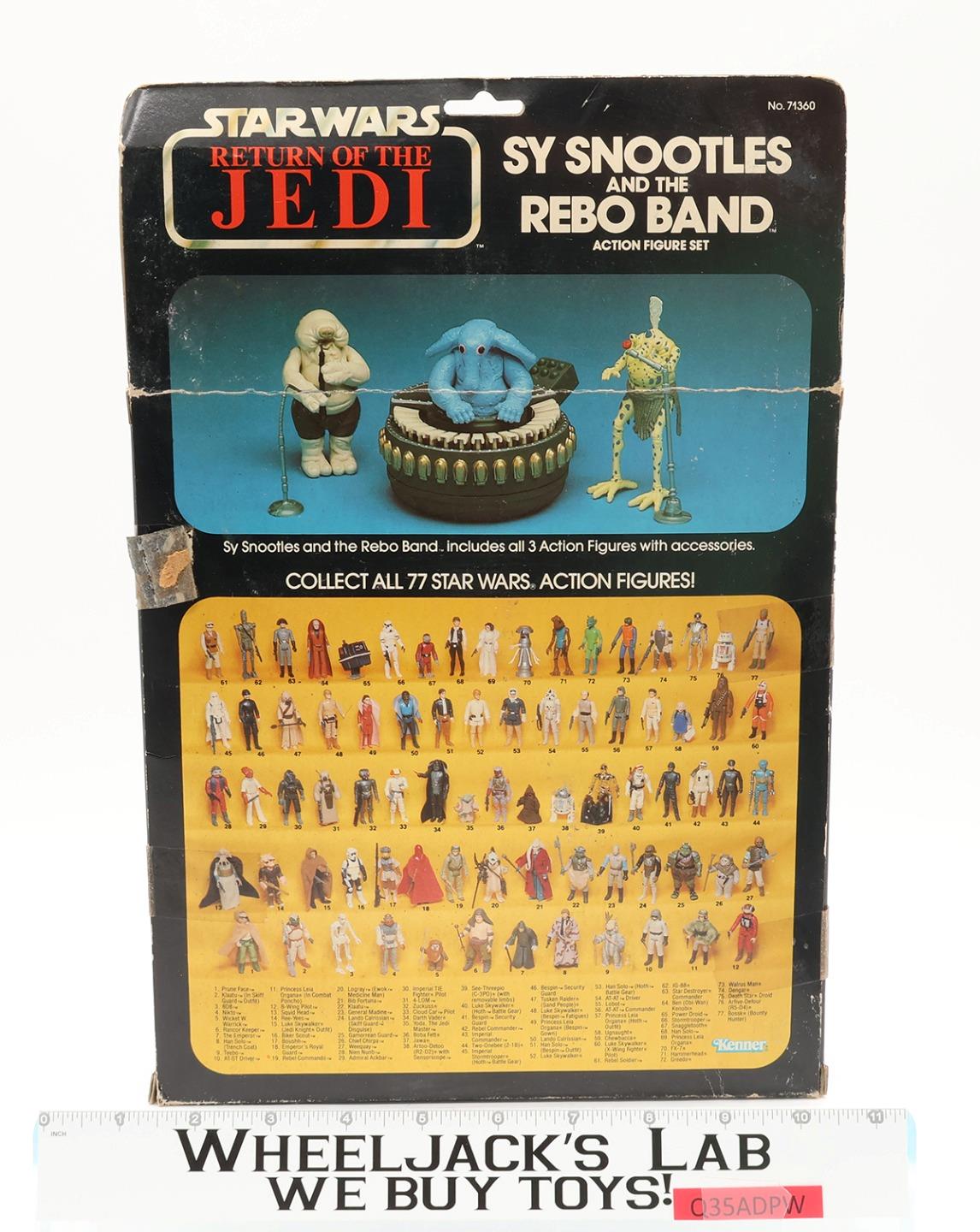 Sy Snootles & the Rebo Band Star Wars ROTJ 1983 Kenner NEW MISB SEALED