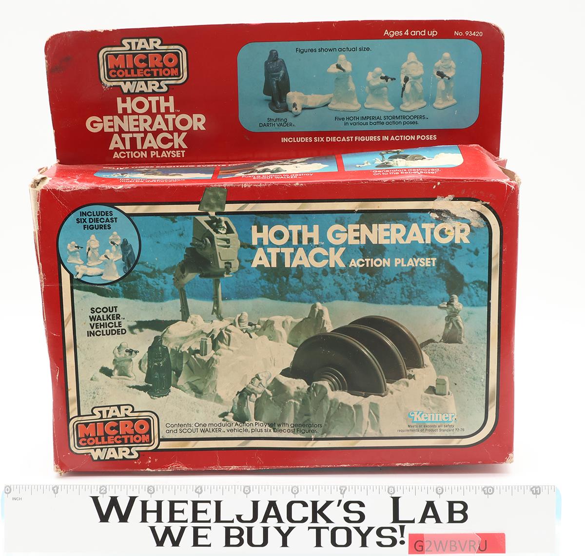 Hoth Generator Attack Complete Star Wars MICRO COLLECTION 1982 Kenner Playset