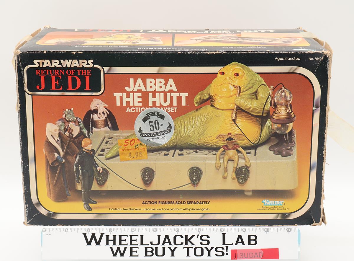 Jabba the Hutt Action Playset 100% Complete Star Wars 1983 Kenner UNUSED MIB