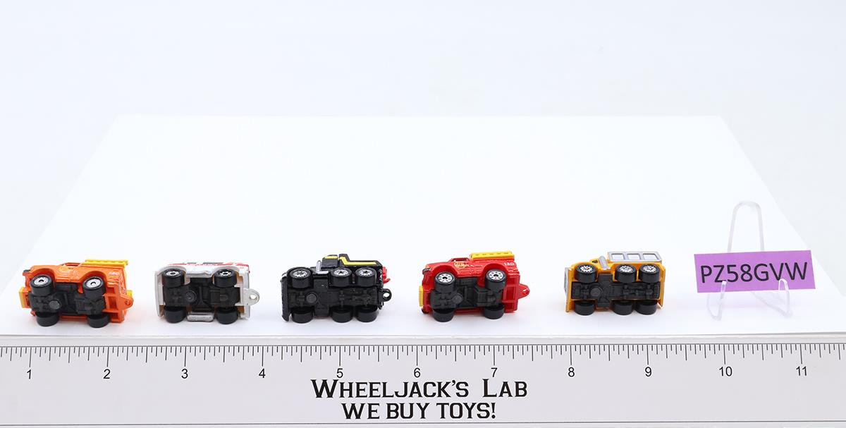 Lot of 5 First Responder Vehicles & Trucks Micro Machines 1988-89 Galoob