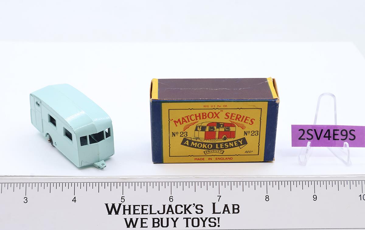 Berkeley Cavalier Caravan No. 23 MOKO Lesney Matchbox 1956 Vtg England w/ Box