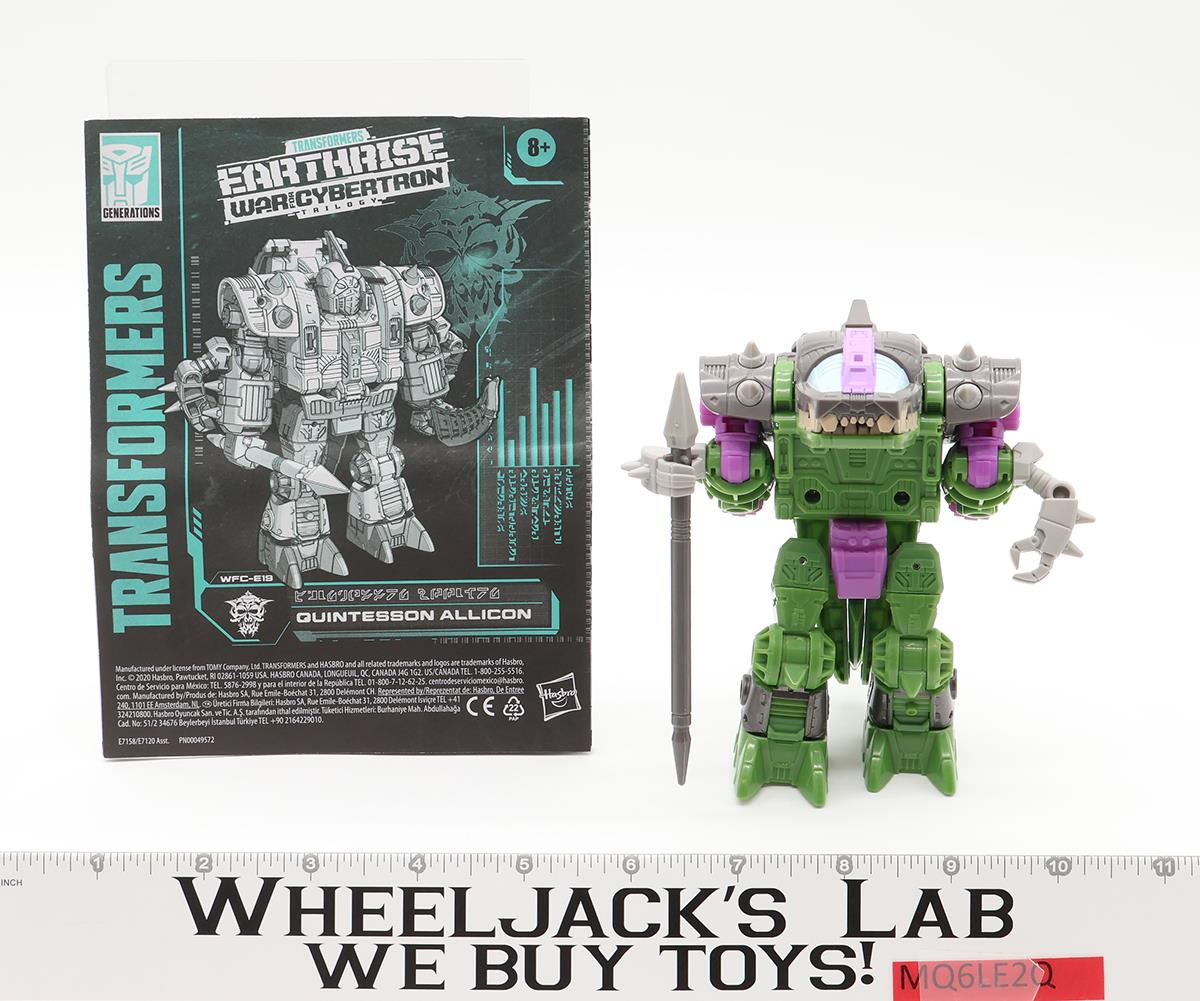 Quintesson Allicon 100% Complete Transformers Earthrise WFC 2020 Hasbro Figure