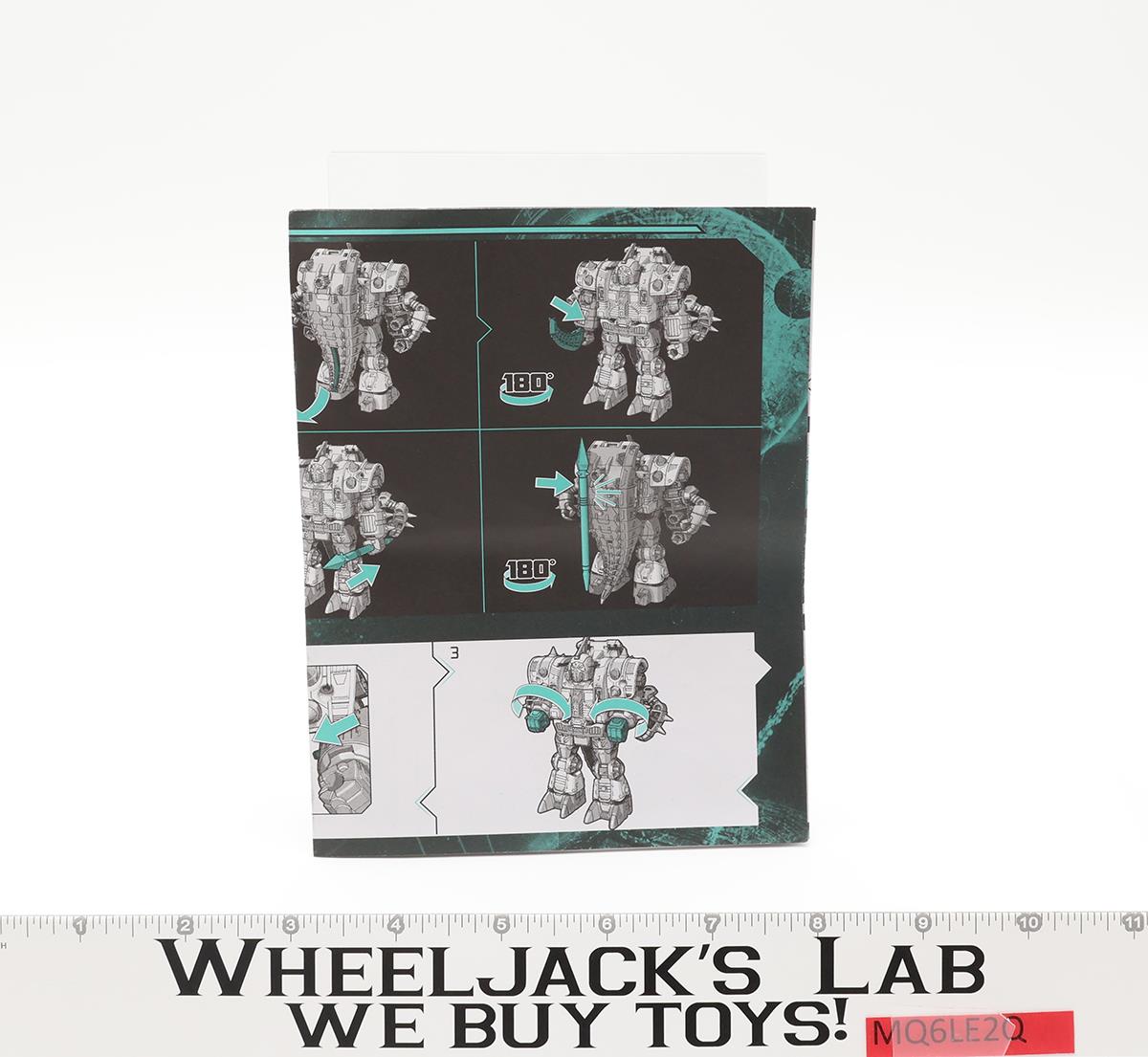 Quintesson Allicon 100% Complete Transformers Earthrise WFC 2020 Hasbro Figure