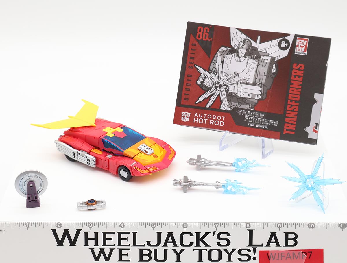 Hot Rod 86-04 100% Complete Transformers Studio Series 2021 Hasbro Action Figure