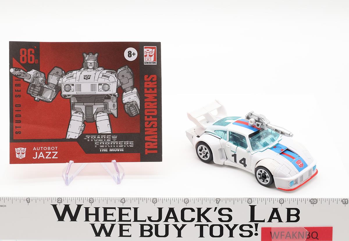 Jazz 86 100% Complete Transformers Studio Series 2021 Hasbro Action Figure