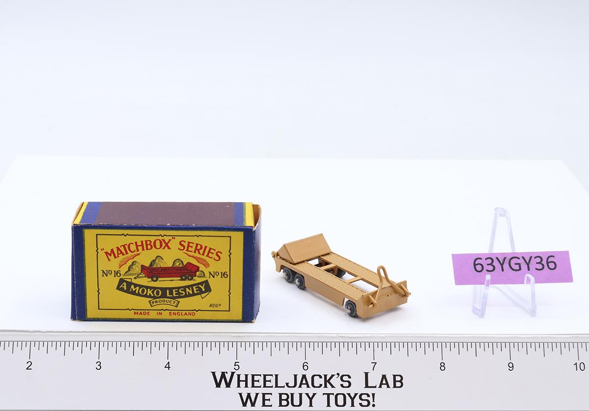 Atlantic Trailer No. 16 MOKO Lesney Matchbox 1956 England w/ B2 Box