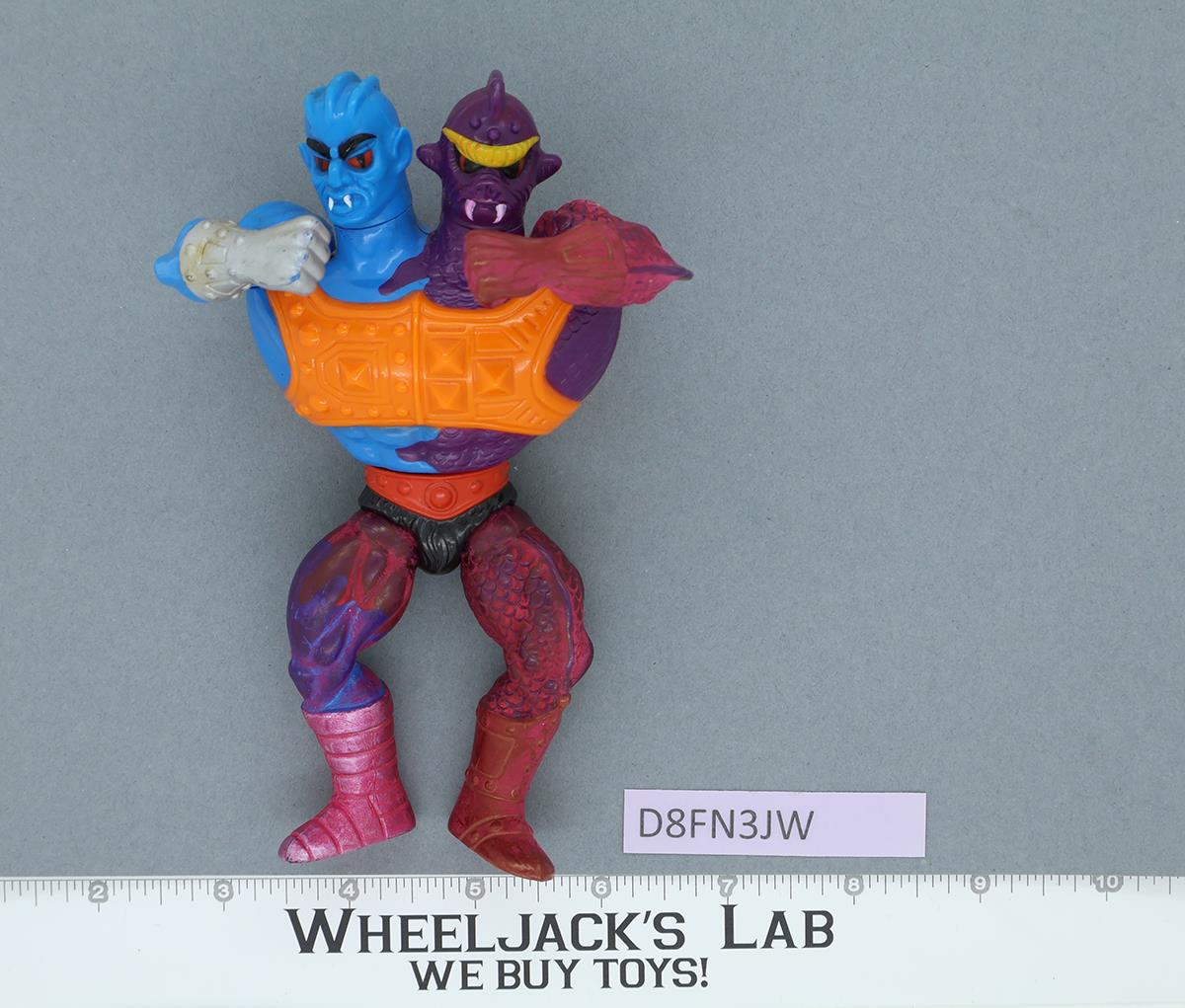 Two Bad Masters of the Universe Round Back MOTU 1984 Vintage Action Figure.