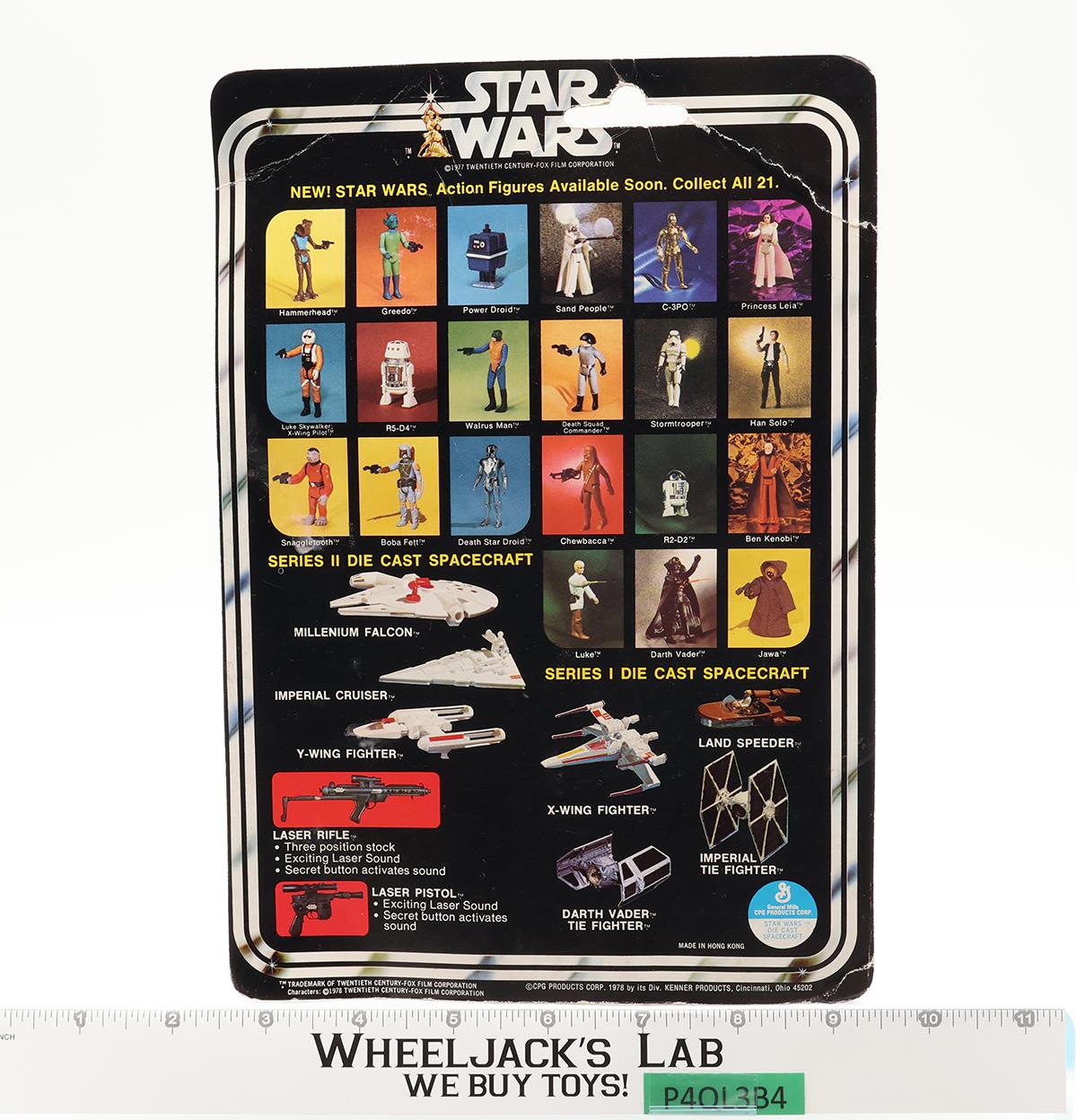 Tie Fighter DIE-CAST 21-Back Star Wars 1978 Kenner Vehicle NEW SEALED