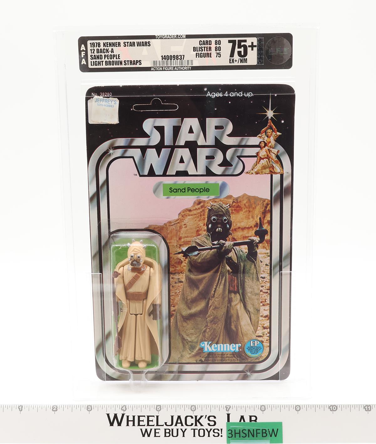 Tusken Raider Sand People AFA GRADED 75+ 80/80/75 12 Back-A Star Wars Kenner