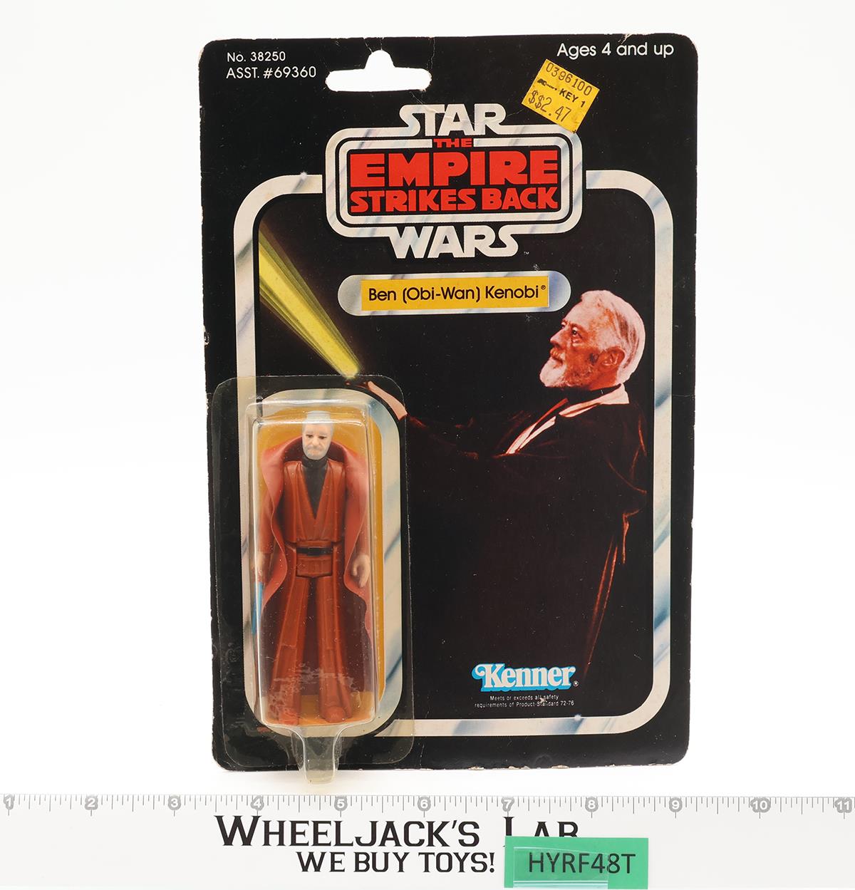 Ben Obi-Wan Kenobi 41 Back-D Star Wars ESB 1980 Kenner Figure NEW MOSC SEALED