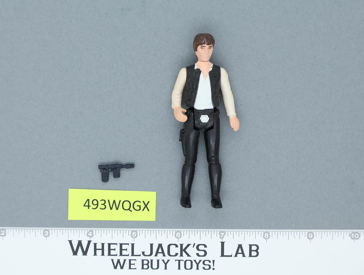 Han Solo BIG HEAD 100% Complete Star Wars 1977 Kenner Action Figure NO REPRO
