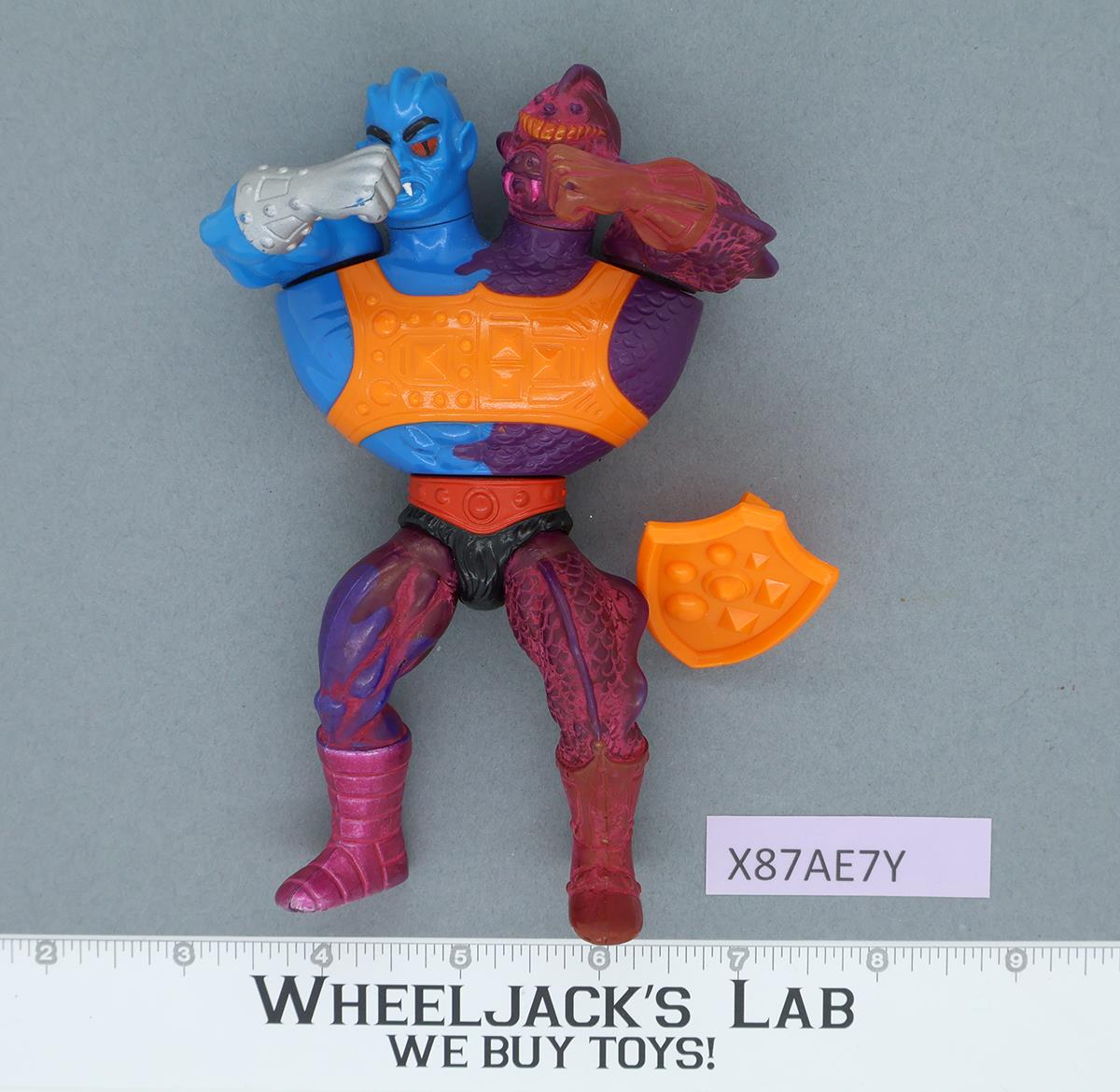 Two Bad Flat Back 100% Complete He-Man Masters of the Universe MOTU 1985 Vintage