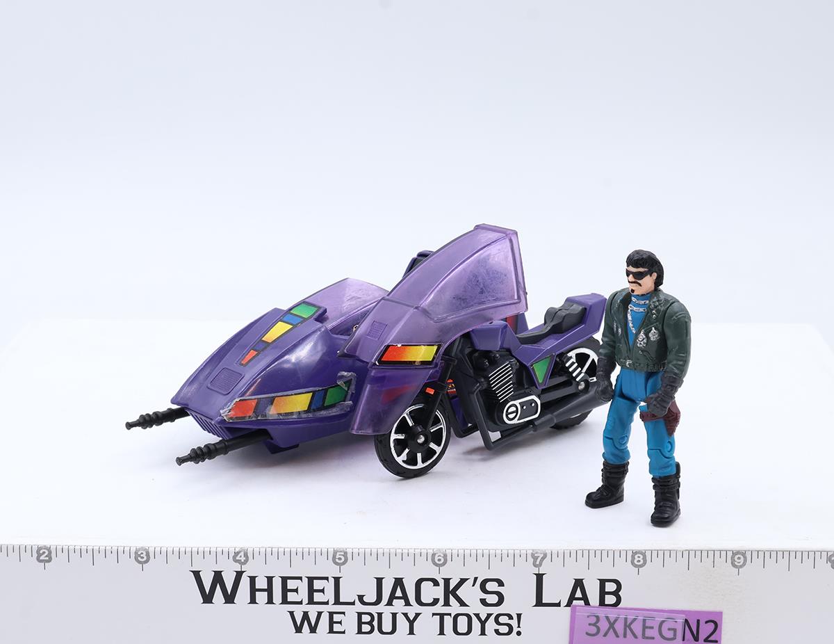 Piranha W/ Sly Rax 100% Complete M.A.S.K. 1985 Kenner Action Figure Vehicle