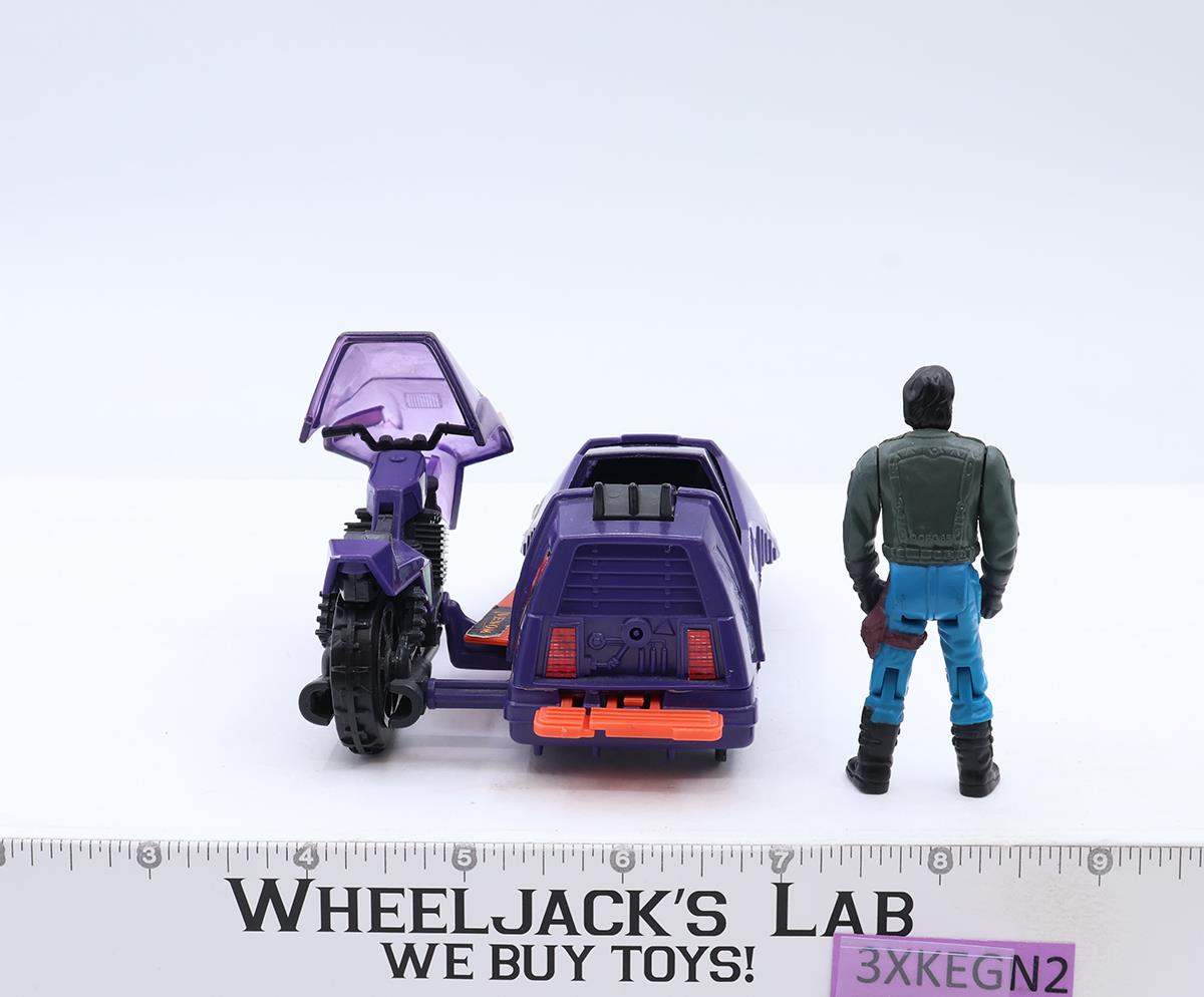 Piranha W/ Sly Rax 100% Complete M.A.S.K. 1985 Kenner Action Figure Vehicle