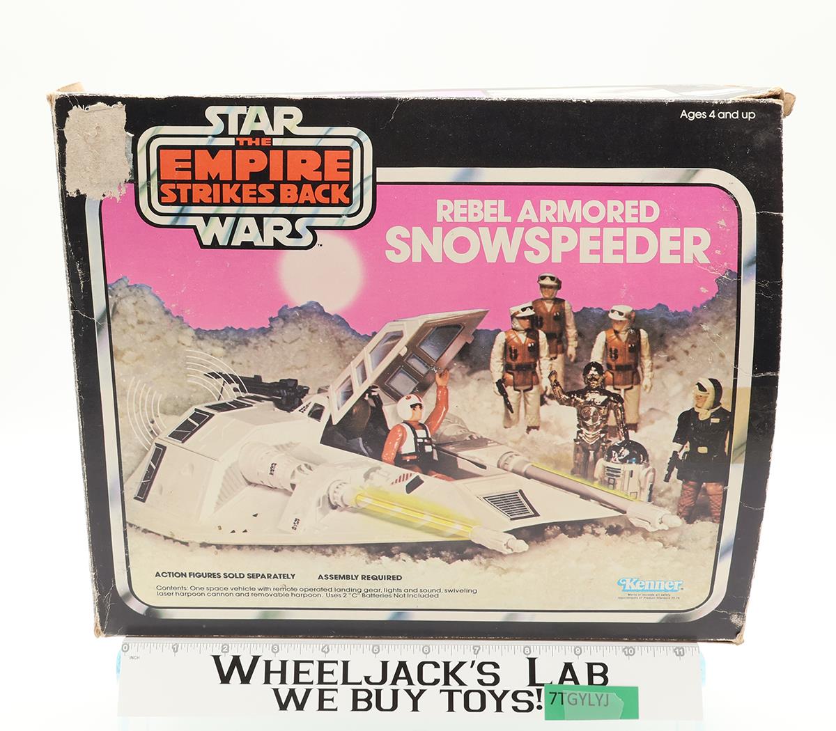 Snowspeeder 100% Complete Star Wars ESB 1980 Kenner Action Figure Vehicle