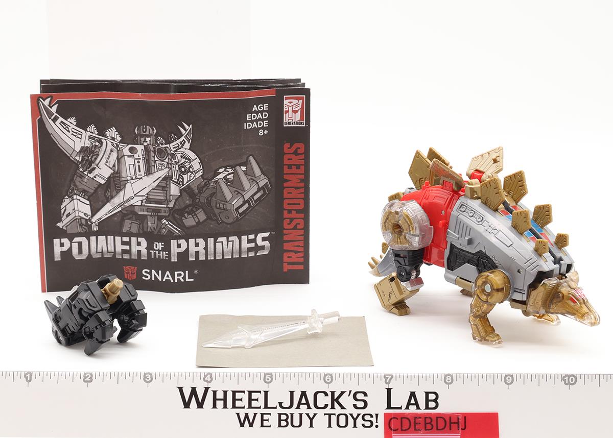 Dinobot Snarl Transformers Power Of The Primes POTP 100% Complete 2017 Hasbro