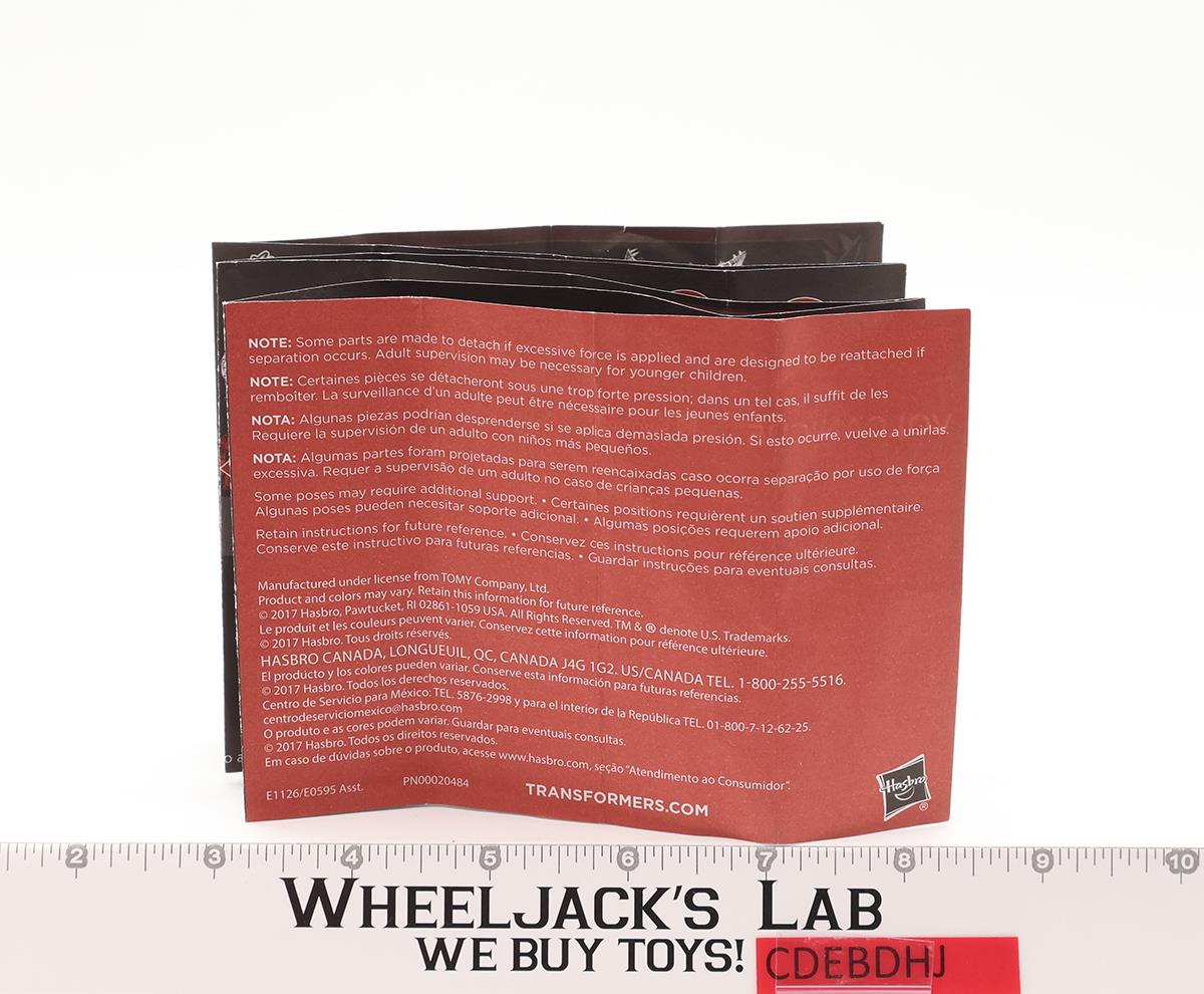 Dinobot Snarl Transformers Power Of The Primes POTP 100% Complete 2017 Hasbro