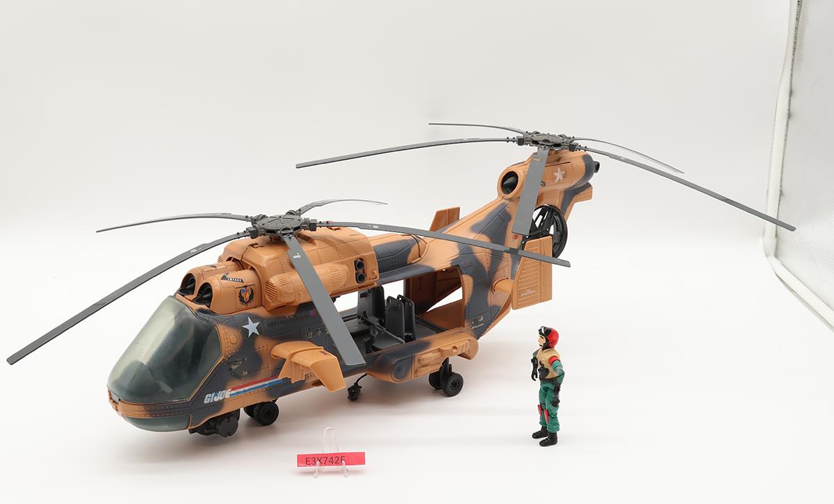 Tomahawk & Lift-Ticket W/ Box GI Joe 1986 Hasbro Vintage Action Figure Vehicle