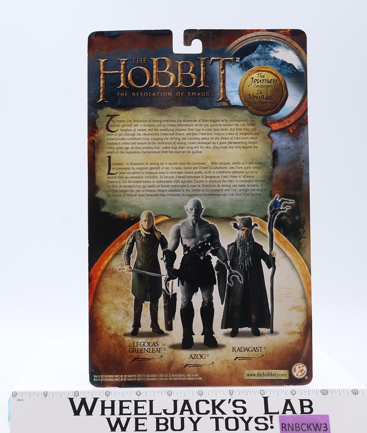 Azog The Hobbit The Desolation of Smaug 2013 Bridge Direct Figure NEW SEALED