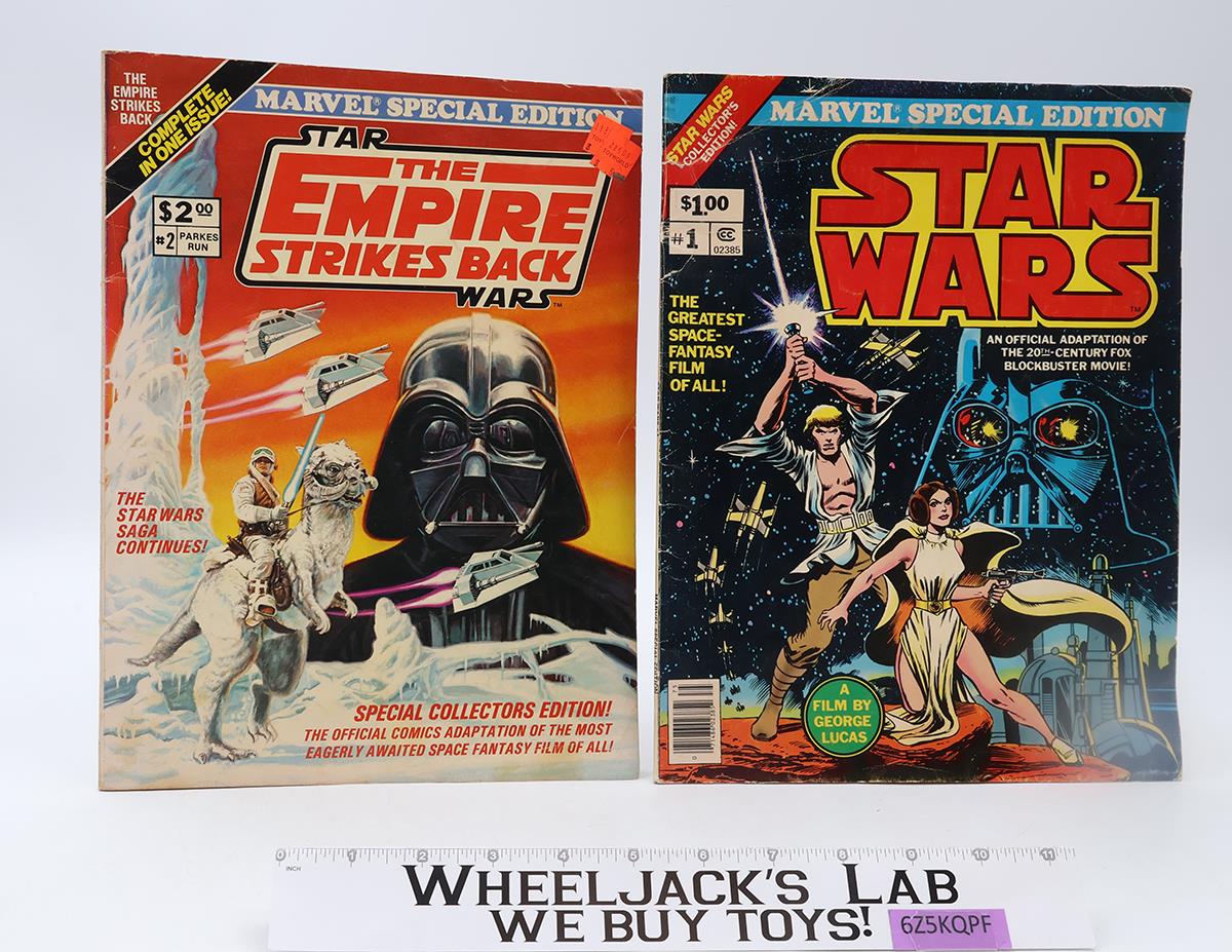 Star Wars & The Empire Strikes Back Marvel Special Edition #1 and #2 Comic Books