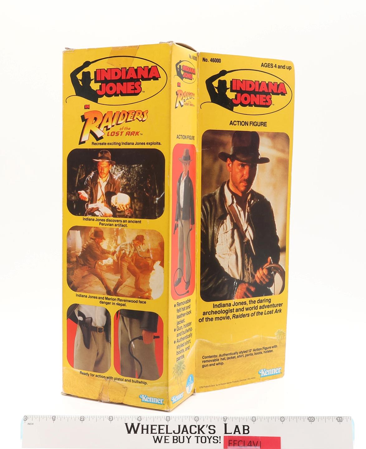 Indiana Jones Harrison Ford Indiana Jones ROTLA 1981 Kenner 12" NEW MIB