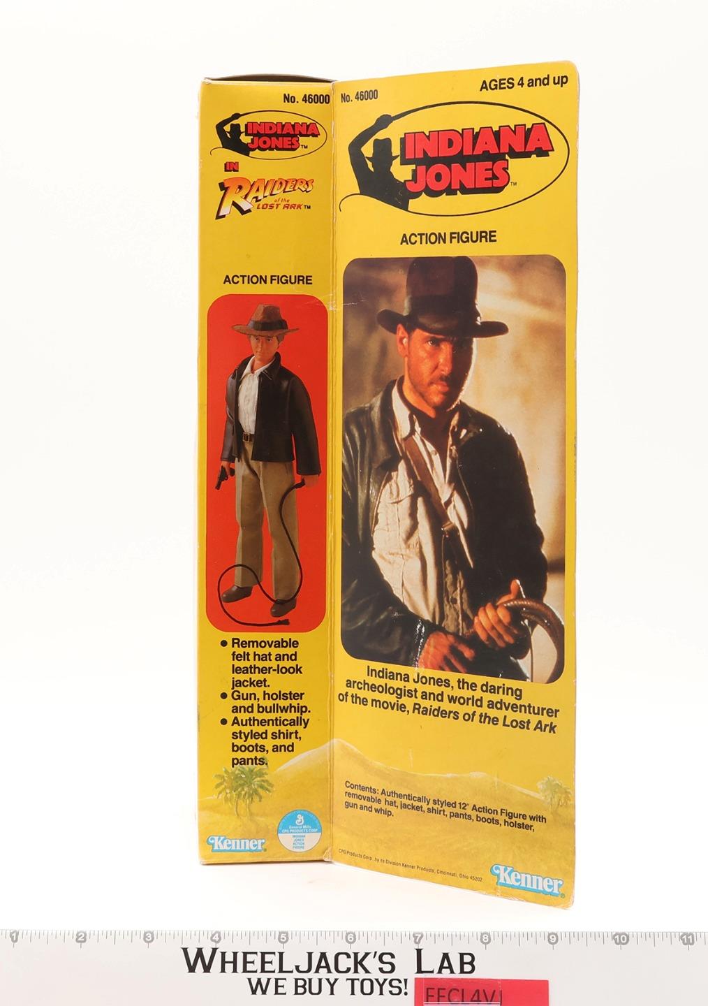 Indiana Jones Harrison Ford Indiana Jones ROTLA 1981 Kenner 12" NEW MIB