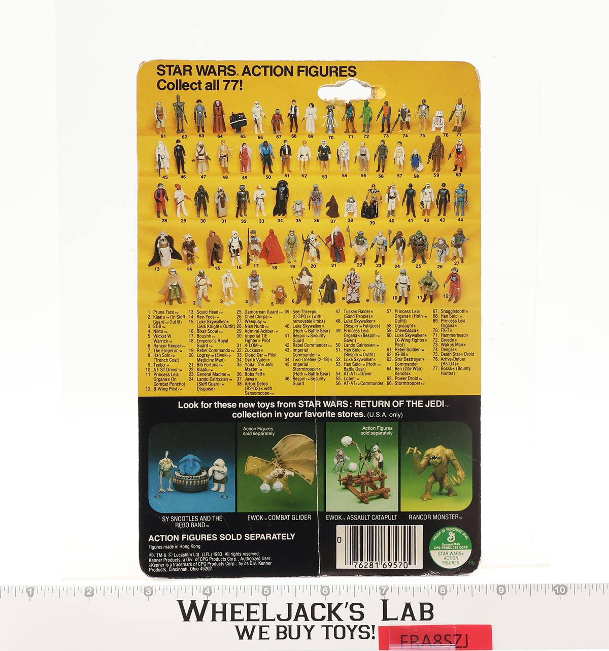 8D8 Droid 77 Back-A Star Wars ROTJ 1983 Kenner Action Figure NEW MOSC SEALED