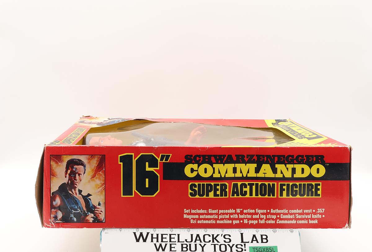 Schwarzenegger Commando 100% Complete 1985 Diamond Toymakers 16" Action Figure