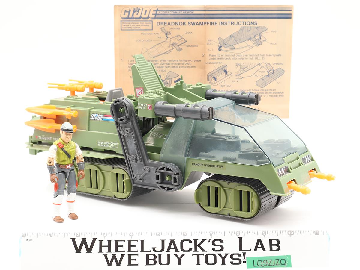 H.A.V.O.C. Havoc W/ Cross Country 100% Complete W/Box GI Joe 1986 Action Figure