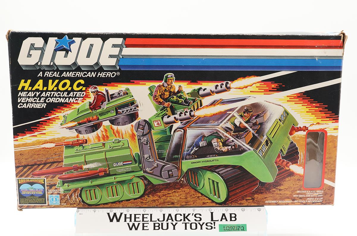 H.A.V.O.C. Havoc W/ Cross Country 100% Complete W/Box GI Joe 1986 Action Figure