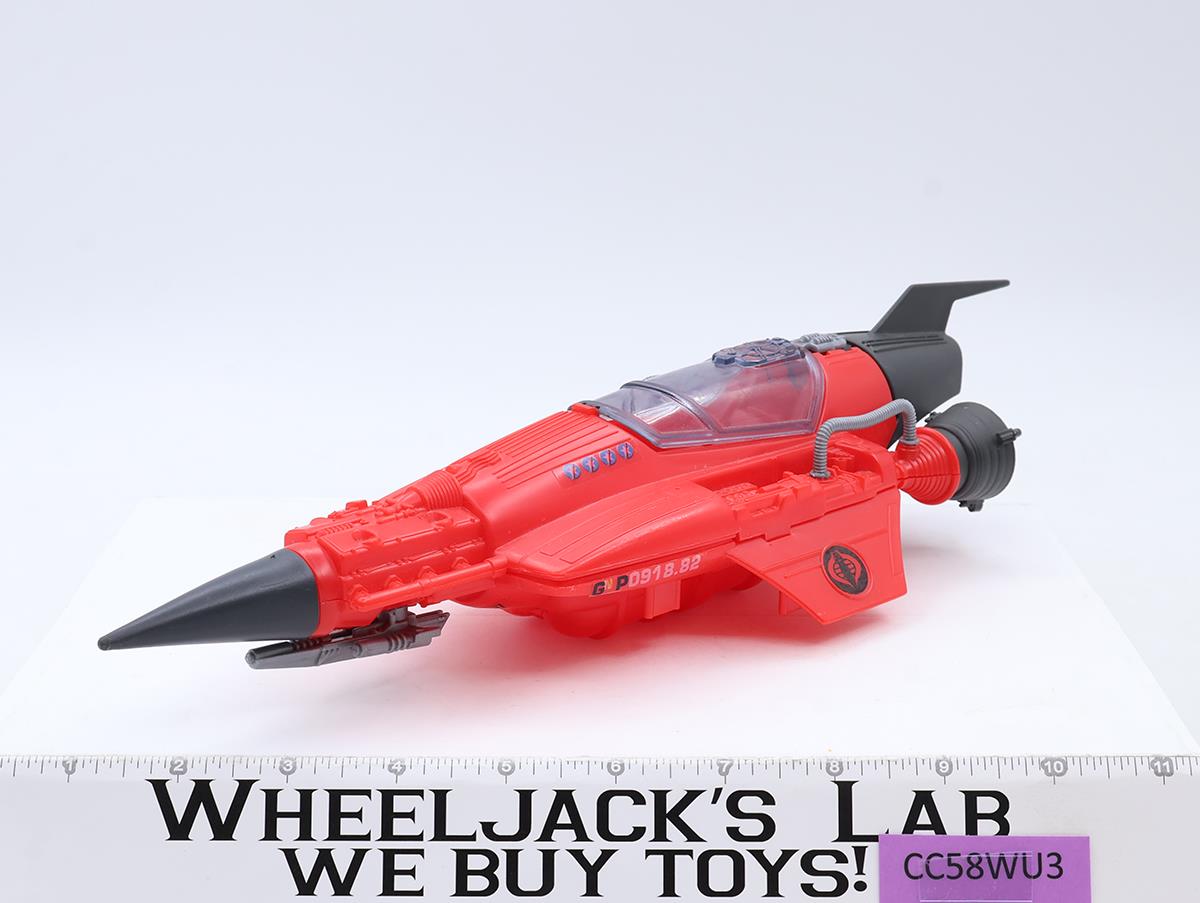 Cobra Stellar Stiletto 100% Complete GI Joe 1988 Hasbro Action Figure Vehicle