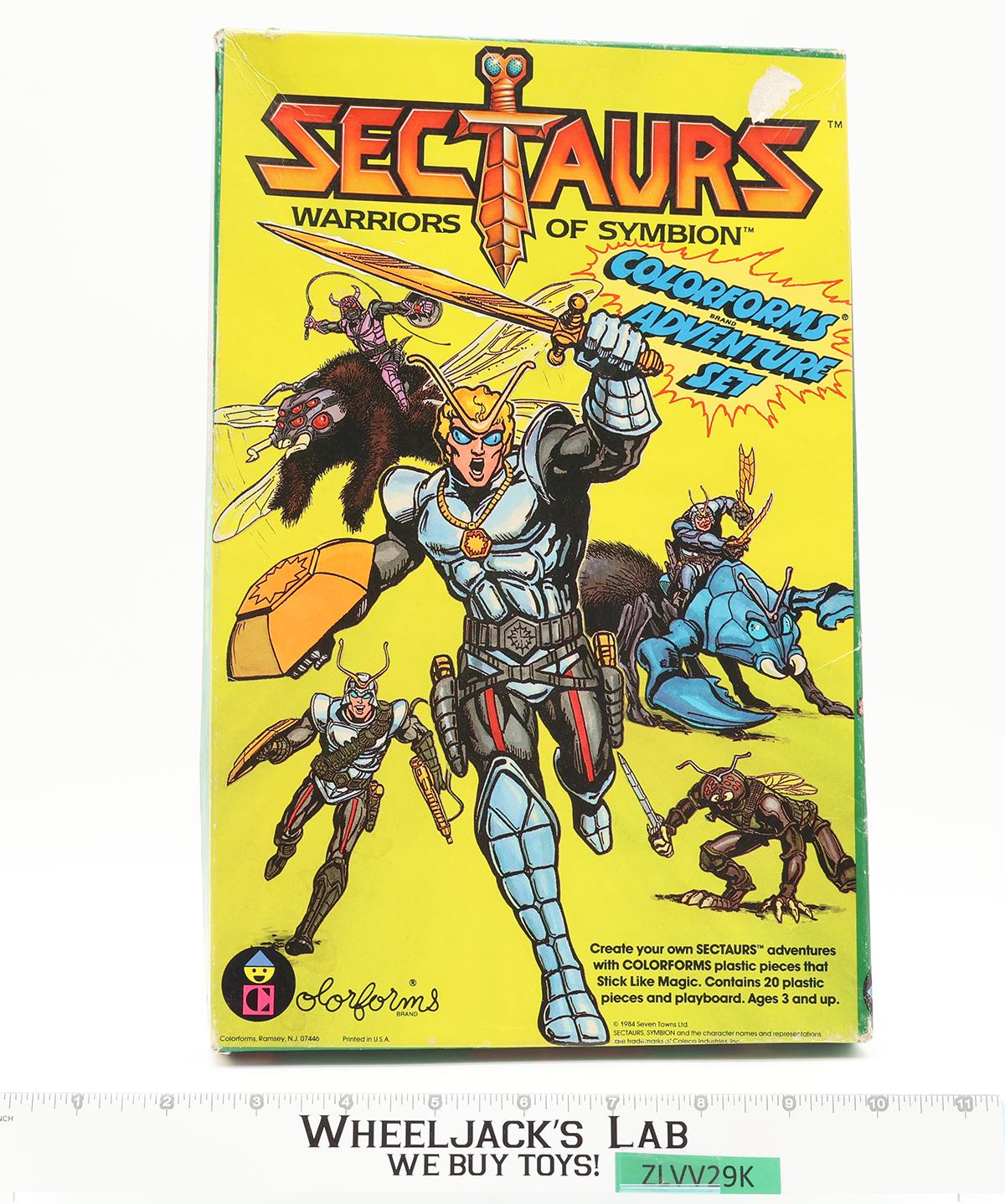 Sectaurs Warriors of Symbion Colorforms Adventure Set 1984 Vintage