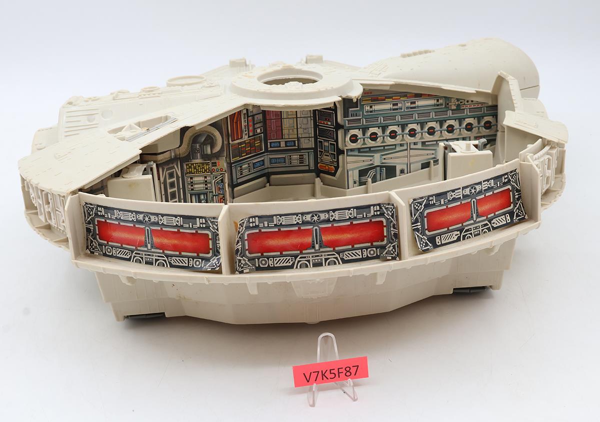 Millennium Falcon WORKS 100% Complete W/Box + Insert Star Wars 1979 Kenner