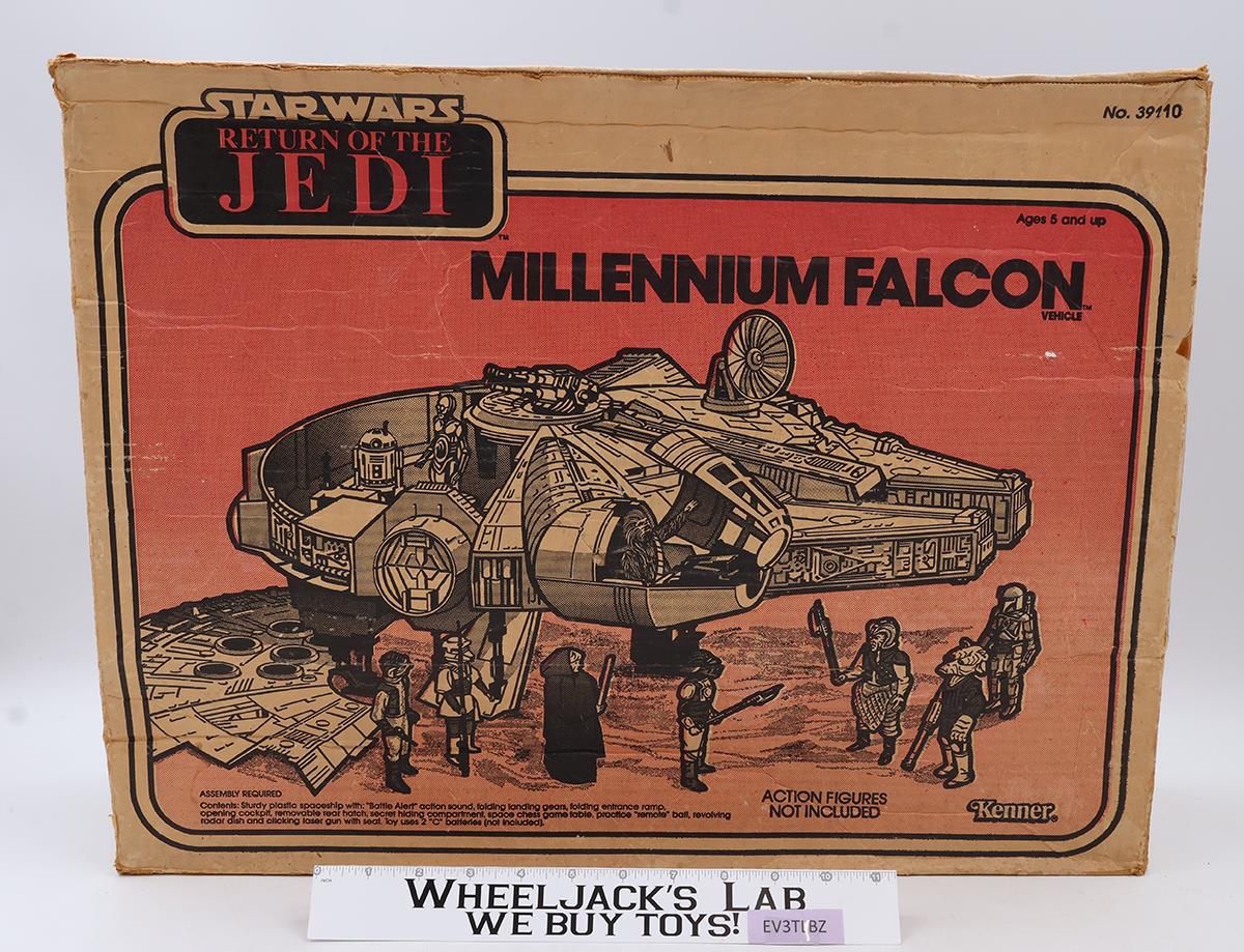 Millennium Falcon WORKS 100% Complete W/Box Star Wars 1979 Kenner Vehicle